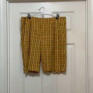 Est. 1946 Yellow Plaid Shorts